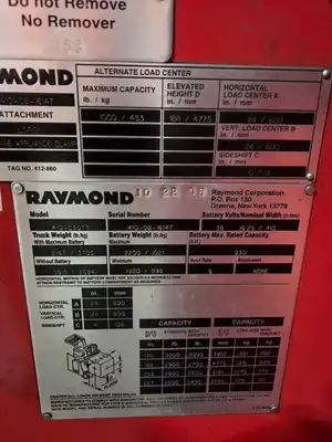 2008 RAYMOND 410-C30TT Forklifts | Machinery For Sale (3)