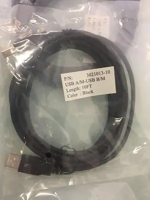 USSB A-M USB B-M 3021013-10 QTY 2 10 FT