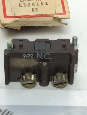 New | in-Stock CUTLER HAMMER E30KLA2 Contact Blocks Ohio US | Surplus Asset Holdings #1708718