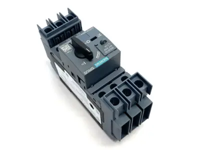 USED SIEMENS SIRIUS MOTOR START CIRCUIT BREAKER FRAME SIZE S00 3.2A