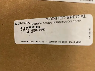 New | in-Stock KOP-FLEX 4F-SB-FR-FB Miscellaneous Equipment (Metalworking) Ohio US | Surplus Asset Holdings #1225596