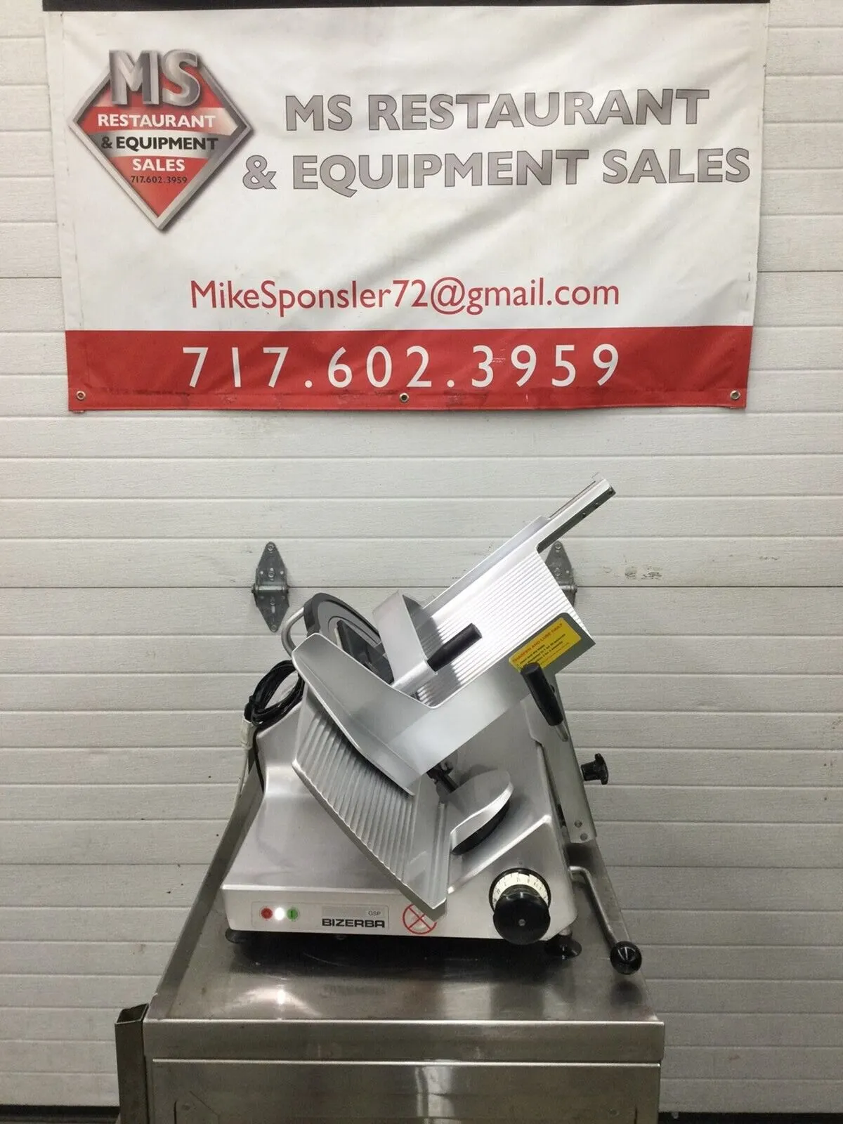 Bizerba GSP H 2015 Refurbished Deli Slicer Tested and Working!