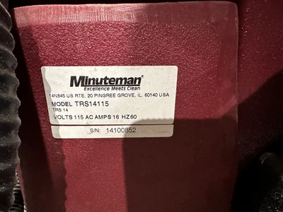 MINUTEMAN TRS14115 FLOOR CLEANING SYSTEM