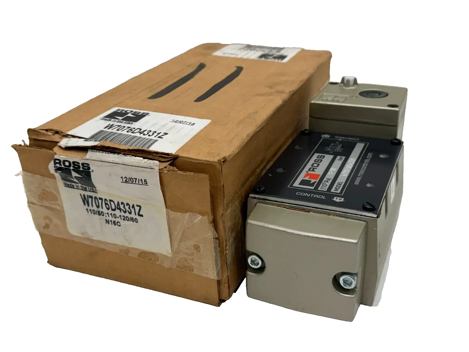 NEW ROSS CONTROLS W7076D4331Z SOLENOID VALVE W7076D4331