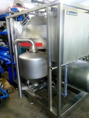 Alfa-Laval HMRPX 614 HGV-74C warm milk separator, 316SS.