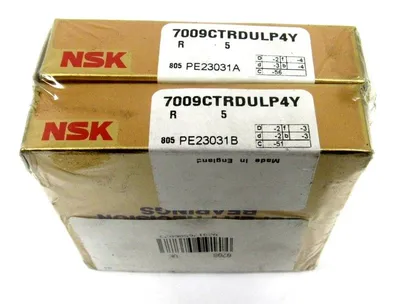 NEW NSK 7009CTRDULP4Y SUPER PRECISION BEARING SET