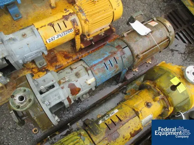 Used Duriron 2" x 1" Duriron Pump, Model 236PU921, S/S, 10 HP Pumps Ohio US | Federal Equipment Company #129257