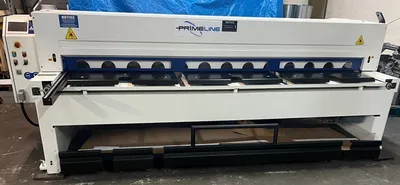 2022 PRIMELINE M1014 Power Squaring Shears (Gauge) | Used Fab Machines (1)