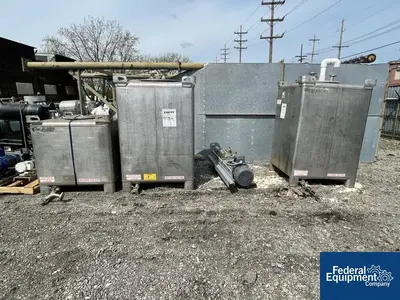 USED Votator 158 Sq Ft Votator Wiped Film Evaporator, 304 S/S