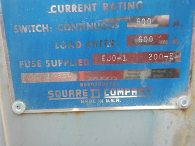 USED SQUARE D 091-50