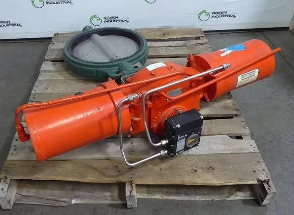 NE-C Series 16" Actuated Wafer Valve Assembly Used