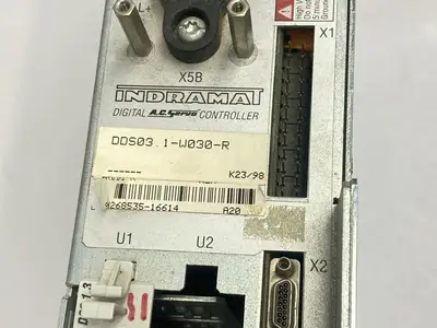 USED INDRAMAT AC SERVO CONTROLLER W/ FWC-DSM2.1-SSE-02VO9-MS DSS1.3