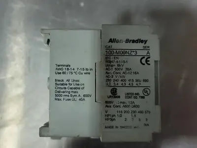USED ALLEN-BRADLEY 100-M09NZ*3