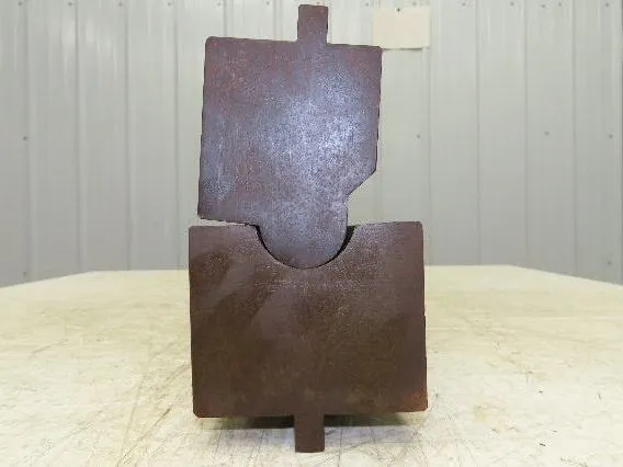 Press Brake Punch Die Set 24-1/2" Long 1-5/8" U Bend 3/4" Deep 1/2" Tang