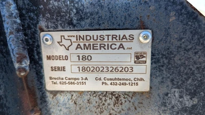 NEW 2023 INDUSTRIAS AMERICA 180