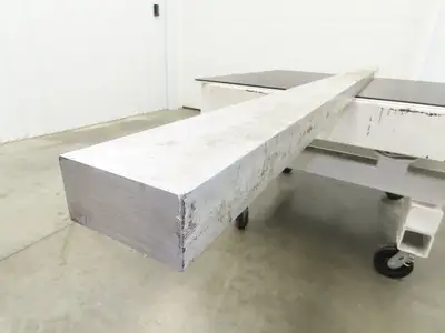 Hydro 6061-T6511 Aluminum Rectangle Bar Stock 2"x 4"x 118"L 94Lbs