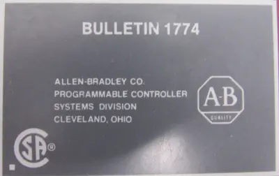 REFURBISHED ALLEN BRADLEY 1774-SR I/O MODULE SER. B 1774SR
