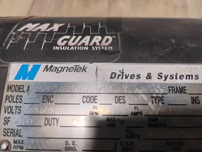 MAGNETEK 6H145THTR5376BAR152.T A.C. Motors | ESS Industrial Equipment Sales (8)