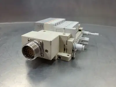 SMC SV1400-5FU 7-Module 24VDC Valve Manifold. 6D-19
