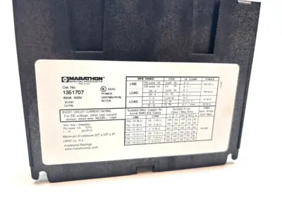 USED MARATHON 950A DISTRIBUTION BLOCK