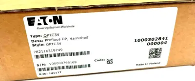 NEW EATON OPTC3V COMMUNICATIONS CARD PROFIBUS DP, VARNISHED