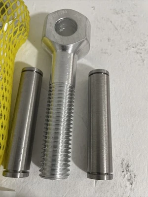 (3) Stainless Steel Eye Bolts W/Cad.Pltg.Fast Shipping +Warranty