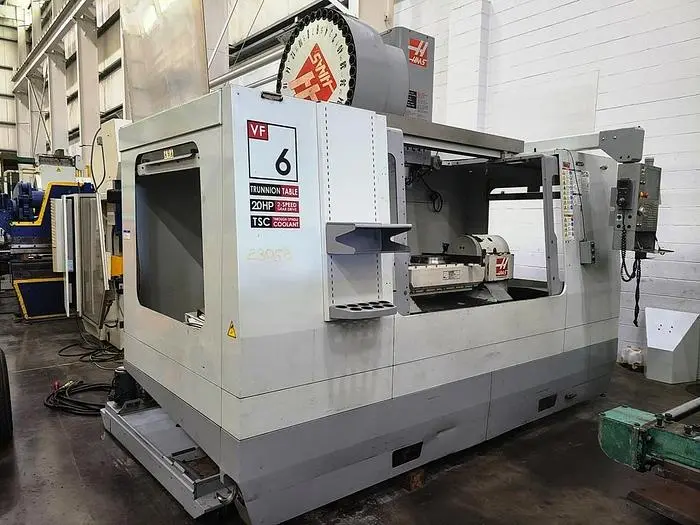 Used 2008 HAAS VF-6 TRUNION Vertical Machining Centers (5-Axis or More) Pennsylvania US | Hildebrand Machinery Co. #1485899