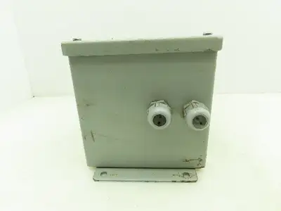 SCE 8x6x6" Steel Electrical Enclosure Junction Box with Euro 4 Terminal Blocks