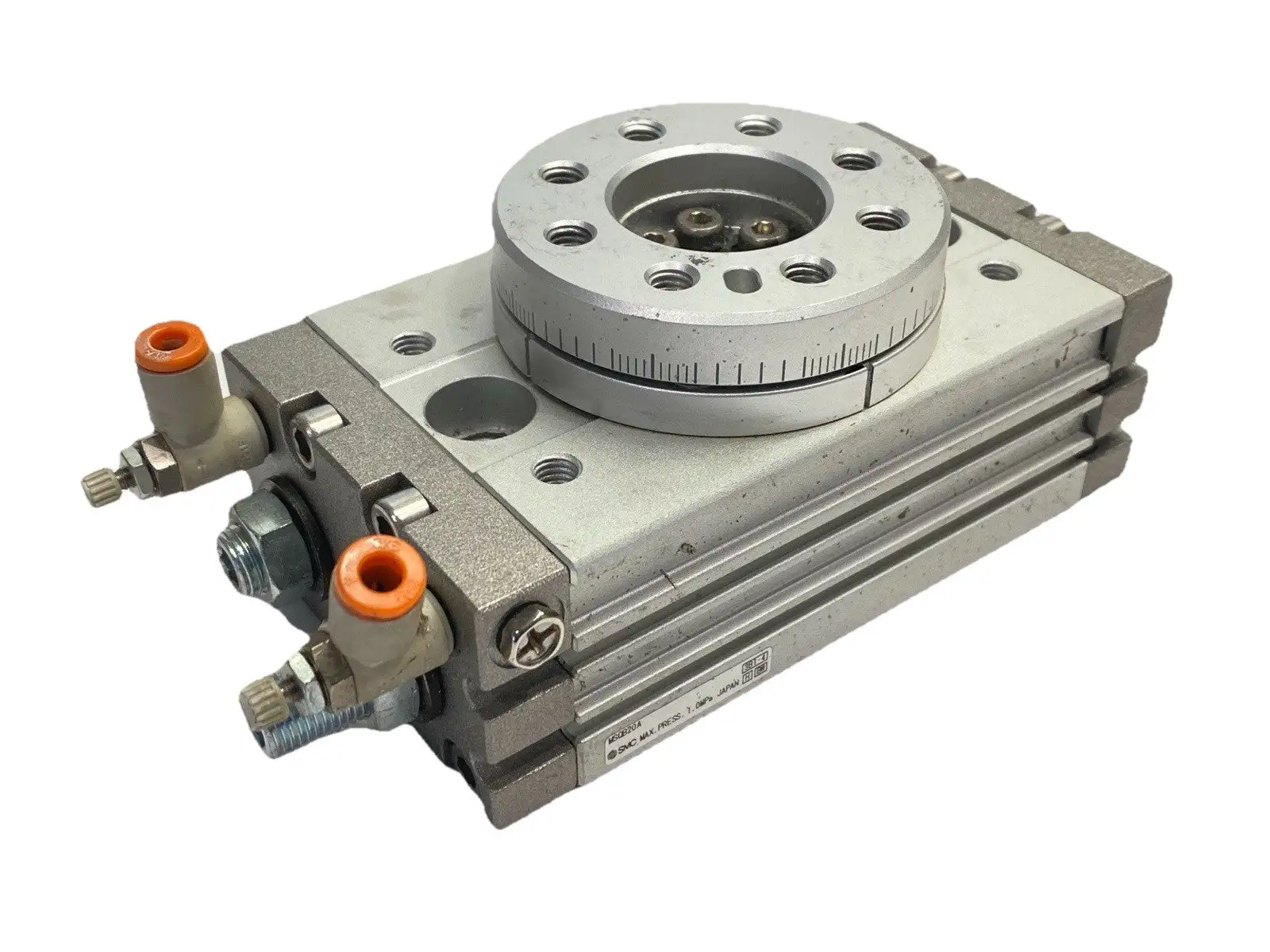 MSQB20A | SMC  Pneumatic Rotary Table 190 Degree Rotation - Used