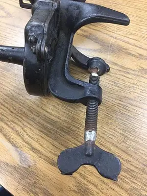 2793-385 Antique Hand Crank Operated Grinding Machine Circa 1900 Best Maide #1