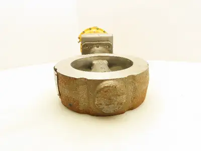 Crane Flowseal Stainless 4" Butterfly Valve w/Kinetrol Pneumatic Actuator