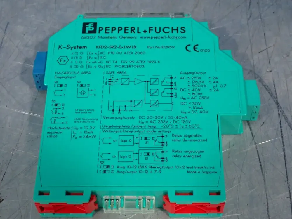 USED PEPPERL ADN FUCHS KFD2SR2EX1.W.LB