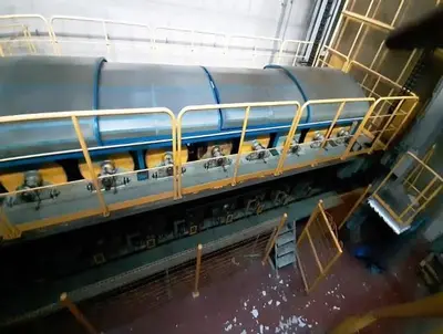 67" W (1710 mm) x .009"-.079" (.23 mm-2 mm) x 20 Ton Color Coating Line (Used)