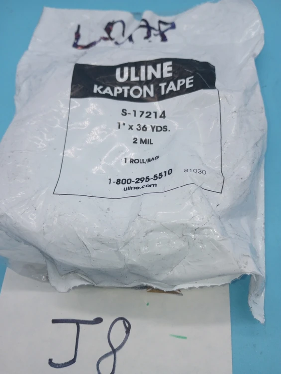 New | in-Stock ULINE KAPTON S-17214 KAPTON TAPE 2 MIL 1” X 36 YARDS Commercial Materials & Supplies Arizona US | ASSET CONVERSION SPECIALISTS, INC. #325616