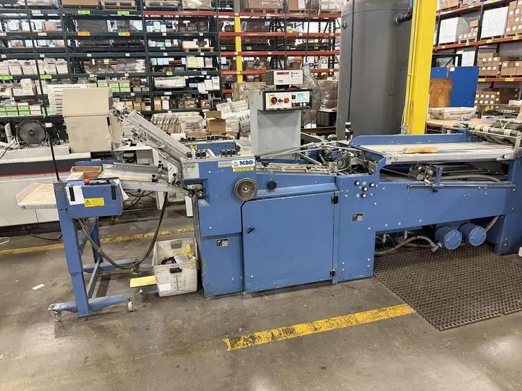Used MBO B21-C 21” CONTINUOUS FEED SHEETFED PAPER FOLDER Paper Folders Illinois US | Capital Equipment Solutions #468437