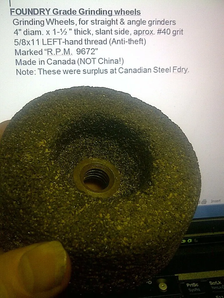 Used Mid-West Abrasive Co. 1A-164-R5-BA3 Grinding Wheels Quebec CA | Machineco #1256330