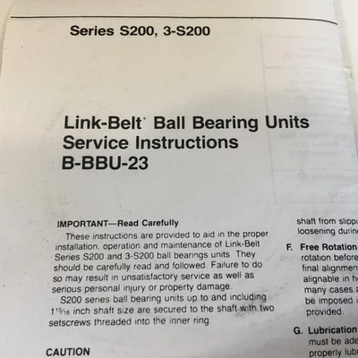NEW Linkbelt FC3S2E20E