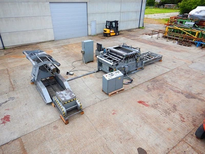 USED IOWA SLITTING & CUT TO LENGTH 1600 X 3 X 12 TON CNC