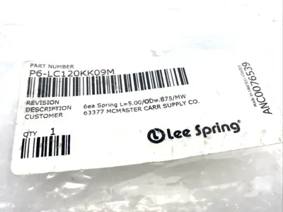 USED LEE SPRING P6-LC120KK09M
