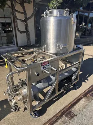 CIP, 1-Tank, 100 Gallon, Heat Exchanger, Chromalox Heater, Pumps, #5991176