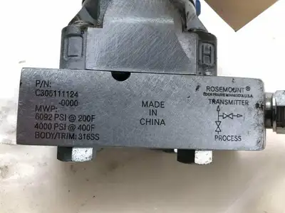 Rosemount 3051CG4A02A1AS5 Pressure Transmitter w/C305111124-000