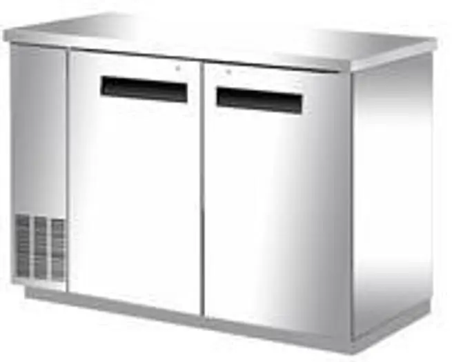 STAINLESS STEEL BACK BAR - SOLID DOOR - 3 SIZES TO CHOOSE FROM