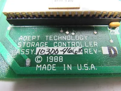 Adept Technology 10300-46610 Storage Controller Board REV. D