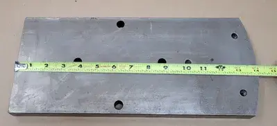 BASE PLATE, 14IN X 6IN X 1.125IN
