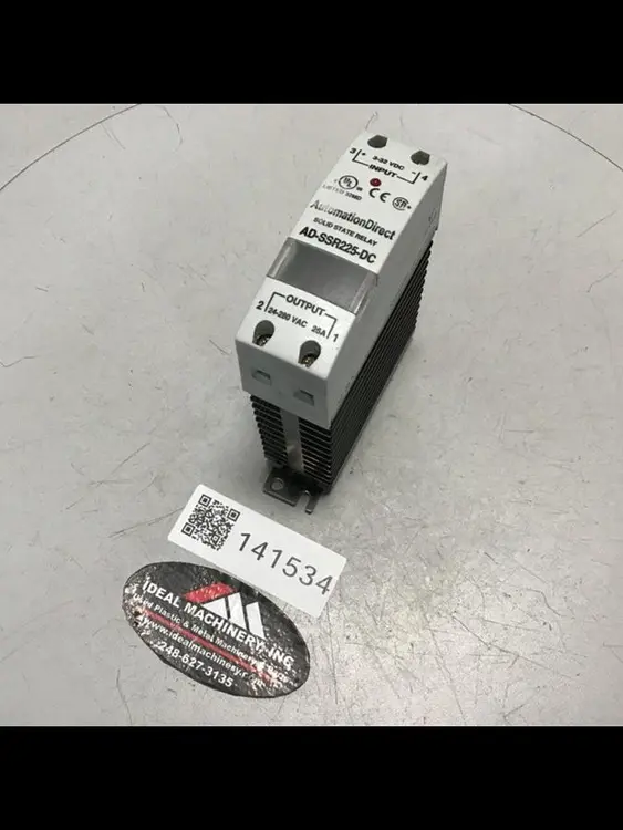 Used AUTOMATION DIRECT AD-SSR225-DC Relays & Switches Michigan US | Ideal Machinery #690556