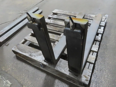Spark Proof Brass Covered Forks for EX Fork Lift Truck, 4" wide x 42" long