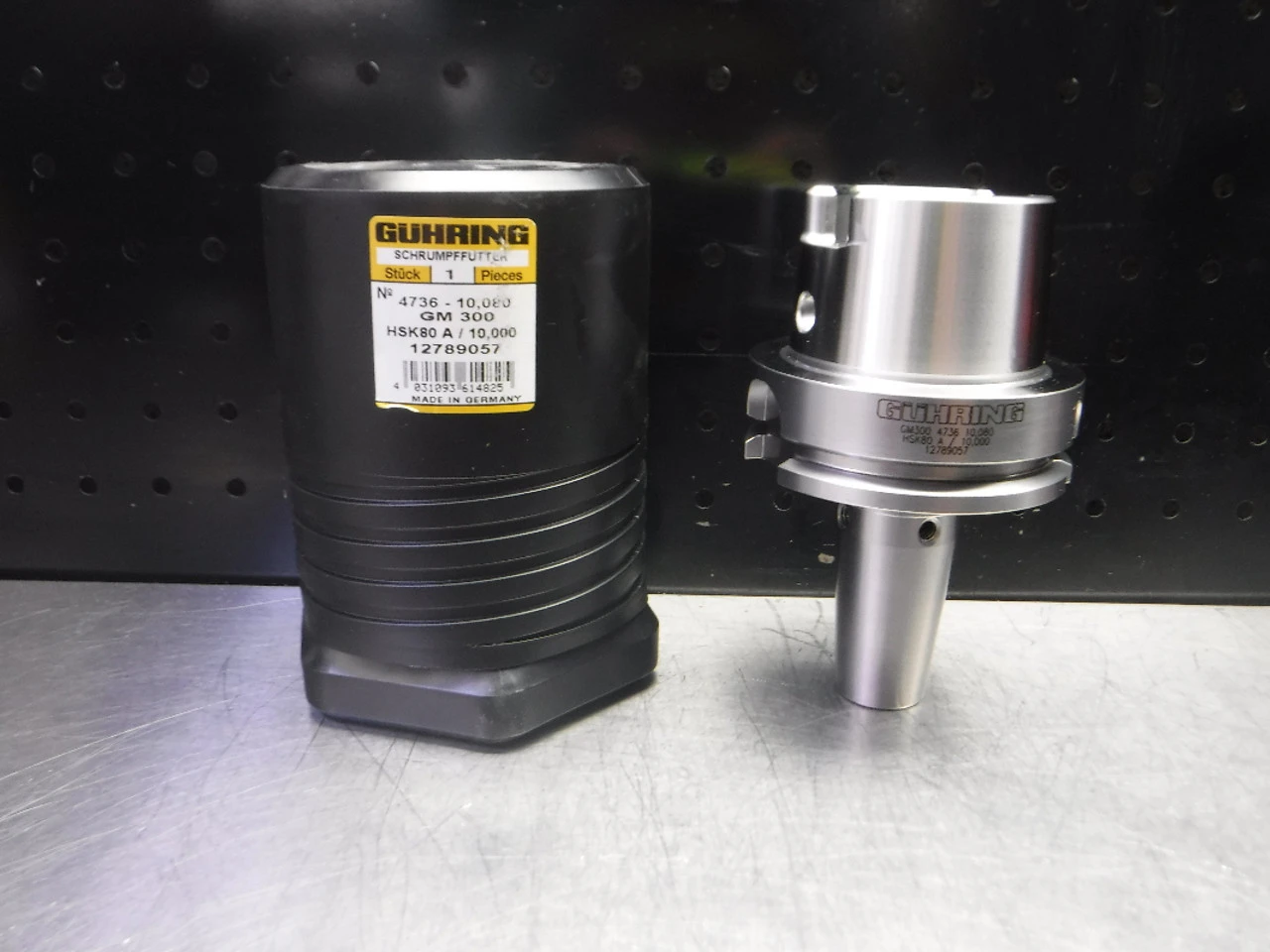 Guhring HSK80A 10mm Shrink Fit Tool Holder 130mm Pro GM300 4736-10.080 (LOC1614)