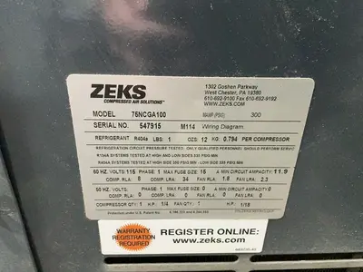 Used ZEKS 75NCGA100 Miscellaneous MRO Ohio US | HGR 24 #1424439