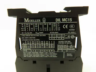 Siemens DIL MC15-01 Contactor 10Hp 600v 3Ph Lot of 13