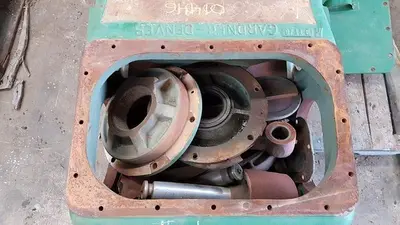 USED GARDNER DENVER TEE 4 X 5 TRIPLEX MUD PUMP